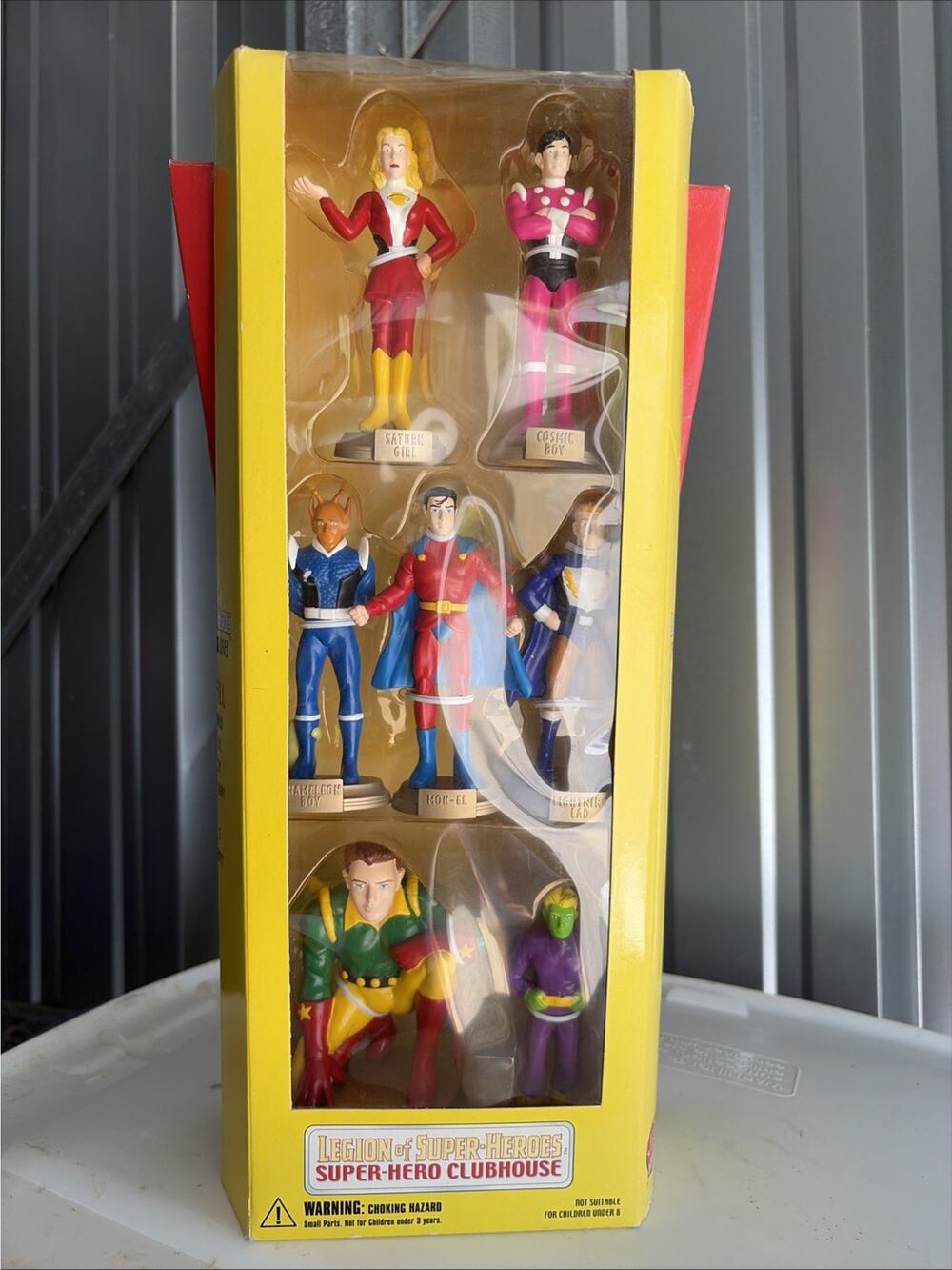 DC Direct 1999 Legion of Super Heroes ClubHouse Roll Call PVC Set 7-Figures New